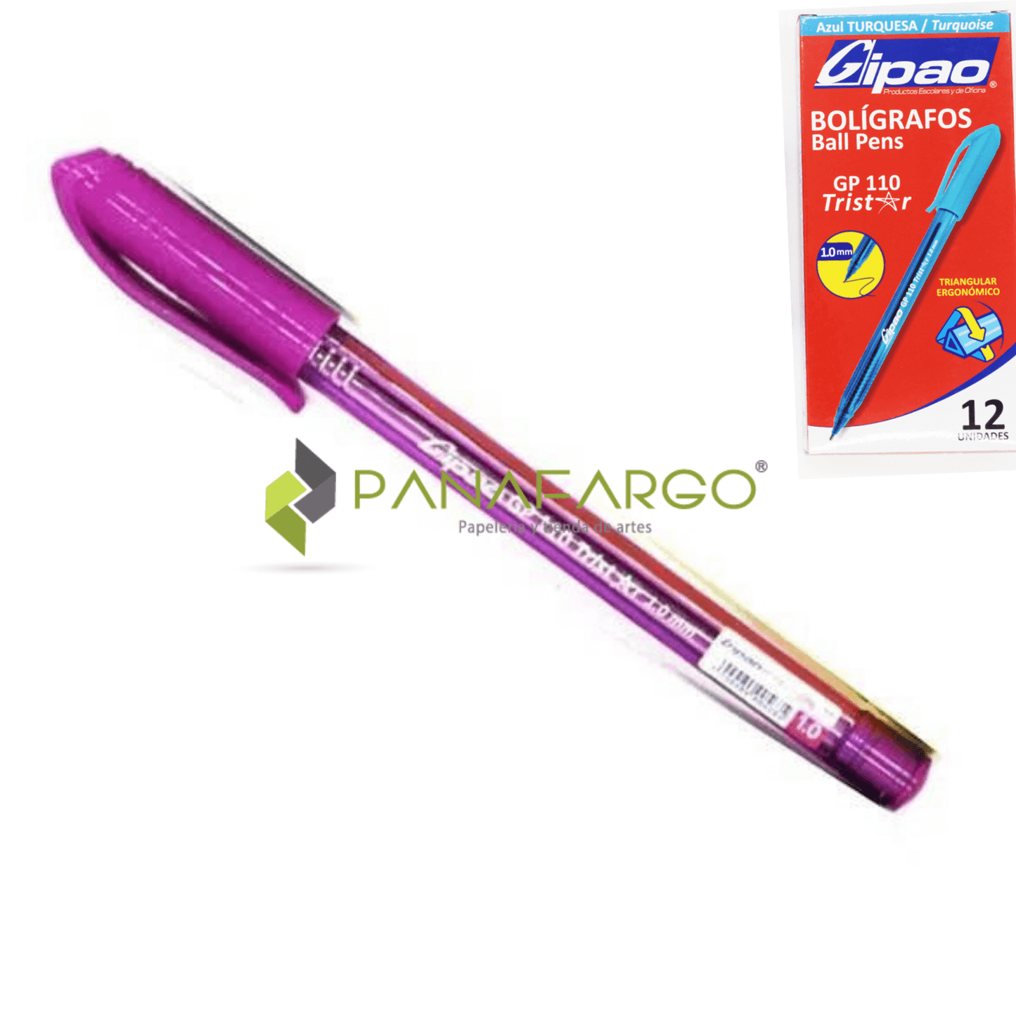 Lapicero Gipao De Tapa 6 Fucsia RGP110 Tristar