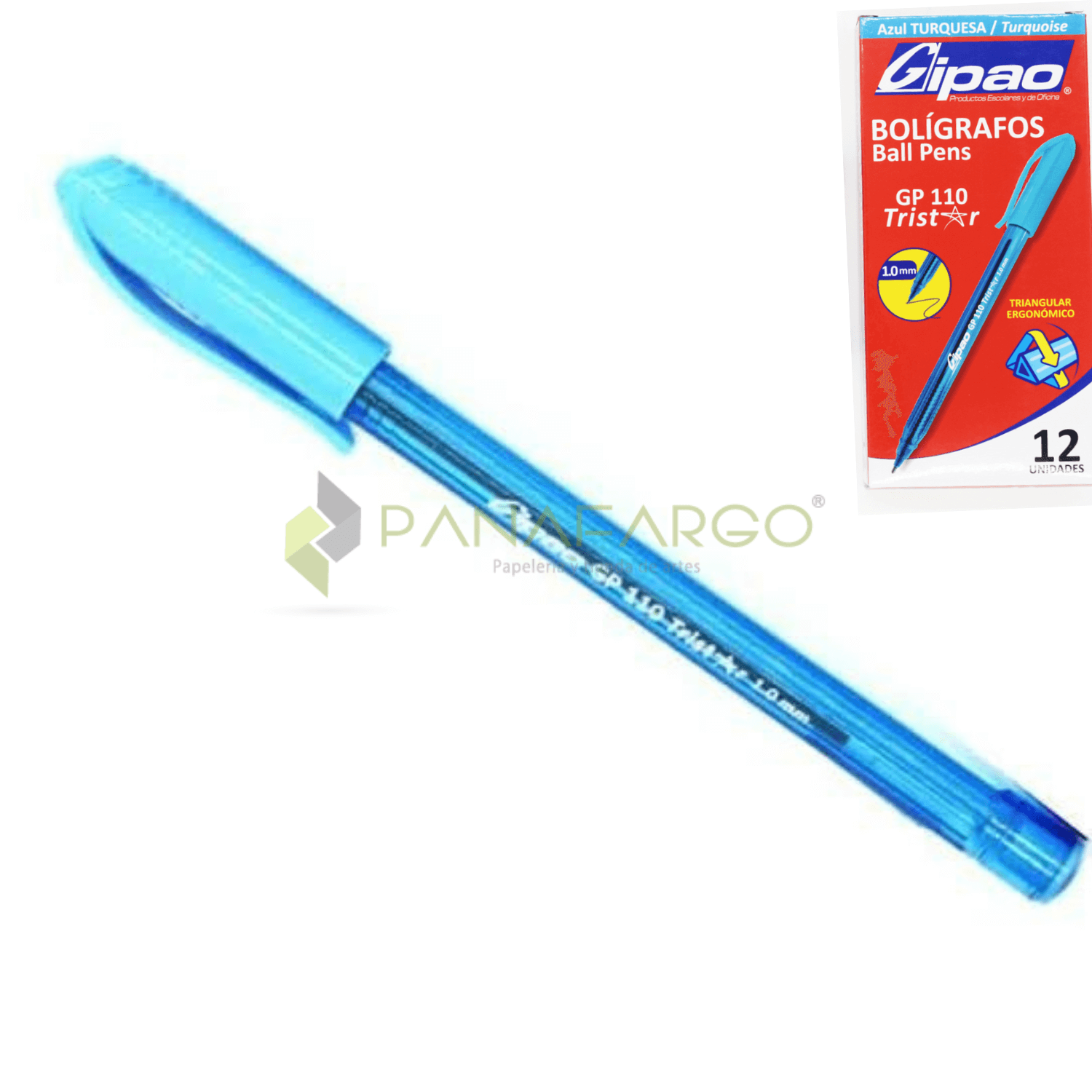 Lapicero Gipao De Tapa 6 turqueza RGP110 Tristar