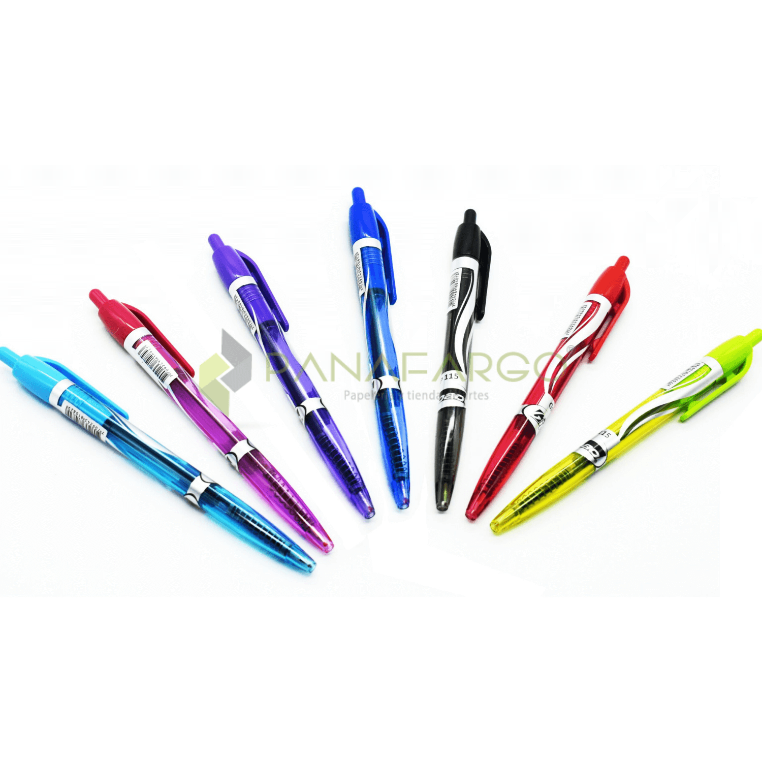 Lapicero Gipao Retractil GP115 x caja colores