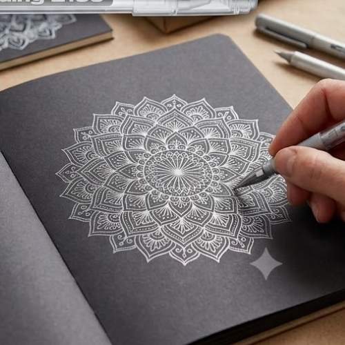 Metallic Gel Pen Silver