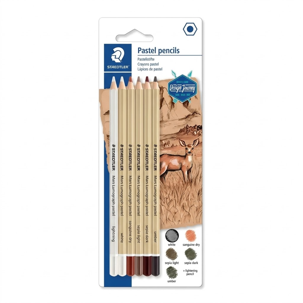 Lápices Staedtler Pastel x6 Colores Surtidos
