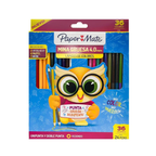 Lápices de Colores Paper Mate 4 mm x36 – Unipunta y Doble Punta