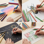 Lápices de Colores Paper Mate 4 mm x48 – Unipunta y Doble Punta