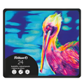 Lápices de Colores Pelikan Premium X24 Caja Metálica | Colores Artísticos, Hexagonales, Mina 3,3 mm