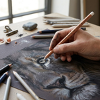 Lápiz Faber-Castell Pastel Blanco | Lápiz Pastel para Dibujo Artístico