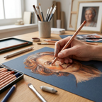 Lápiz Faber-Castell Pastel Sepia | Lápiz Pastel para Dibujo Artístico