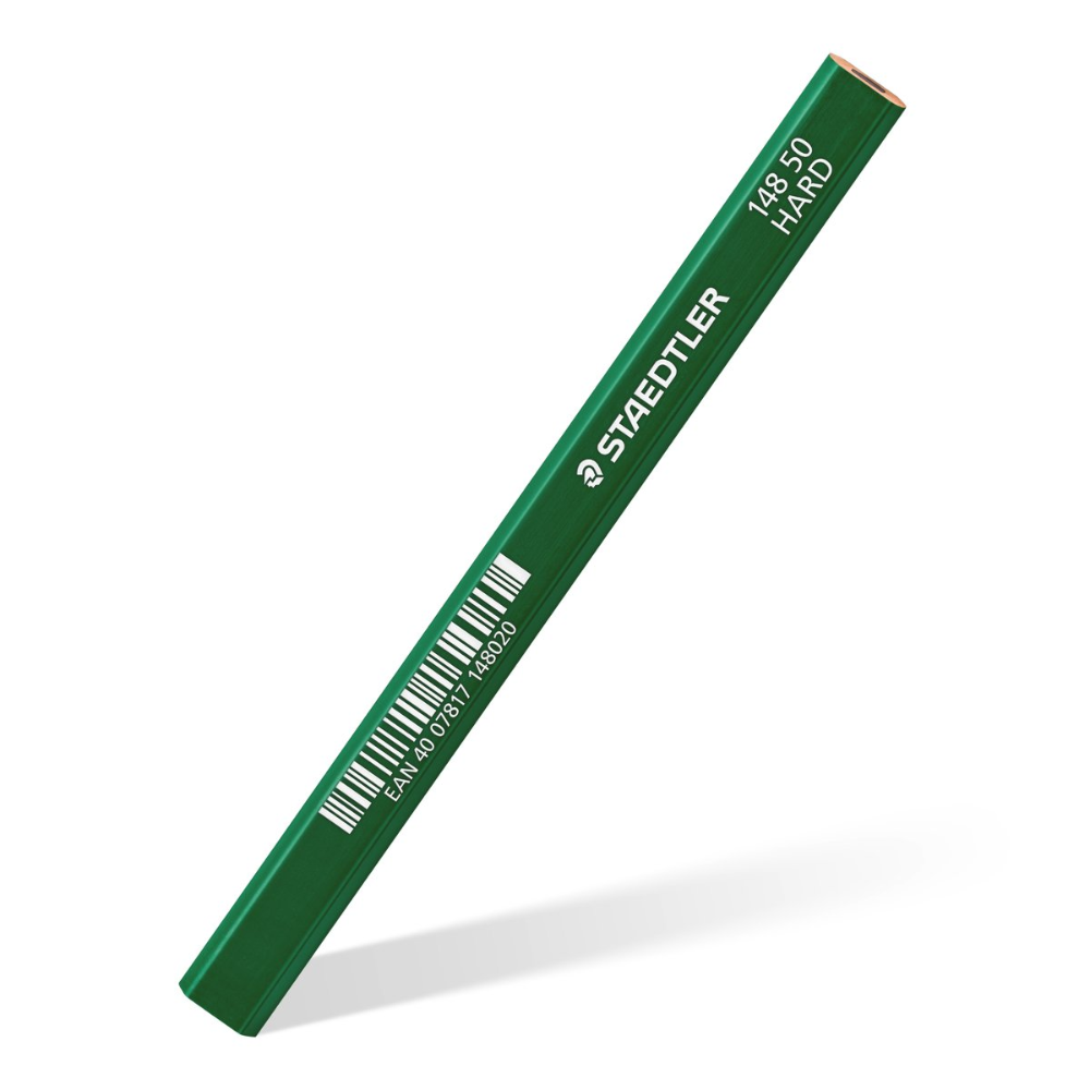 Lápiz Staedtler para Carpintería Plano Corto Verde