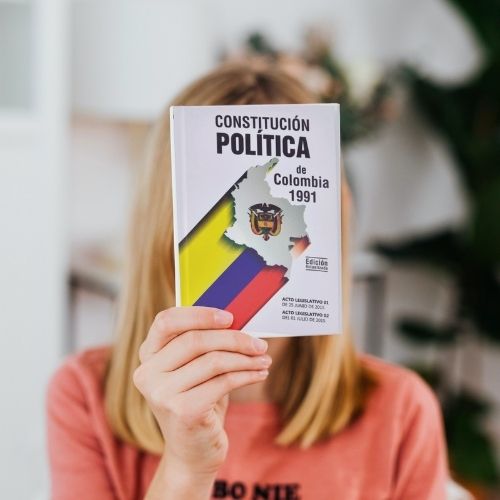 Libro De Constitucion Politica De Colombia Edicion Actualizada Canva Edicion