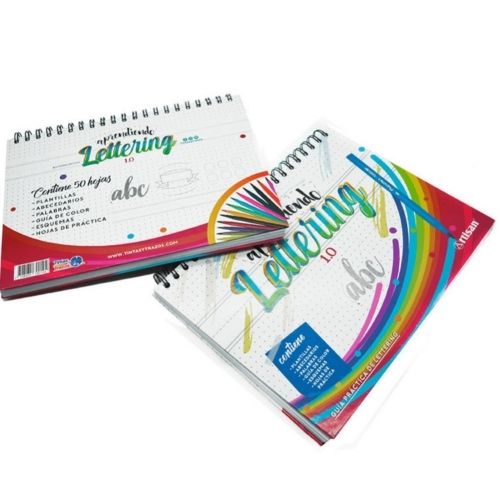 Libro lettering argollado 50 hojas Artisan Pasta Panafargo Portada