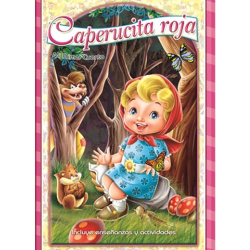 Libro para pintar cuento caperucita roja
