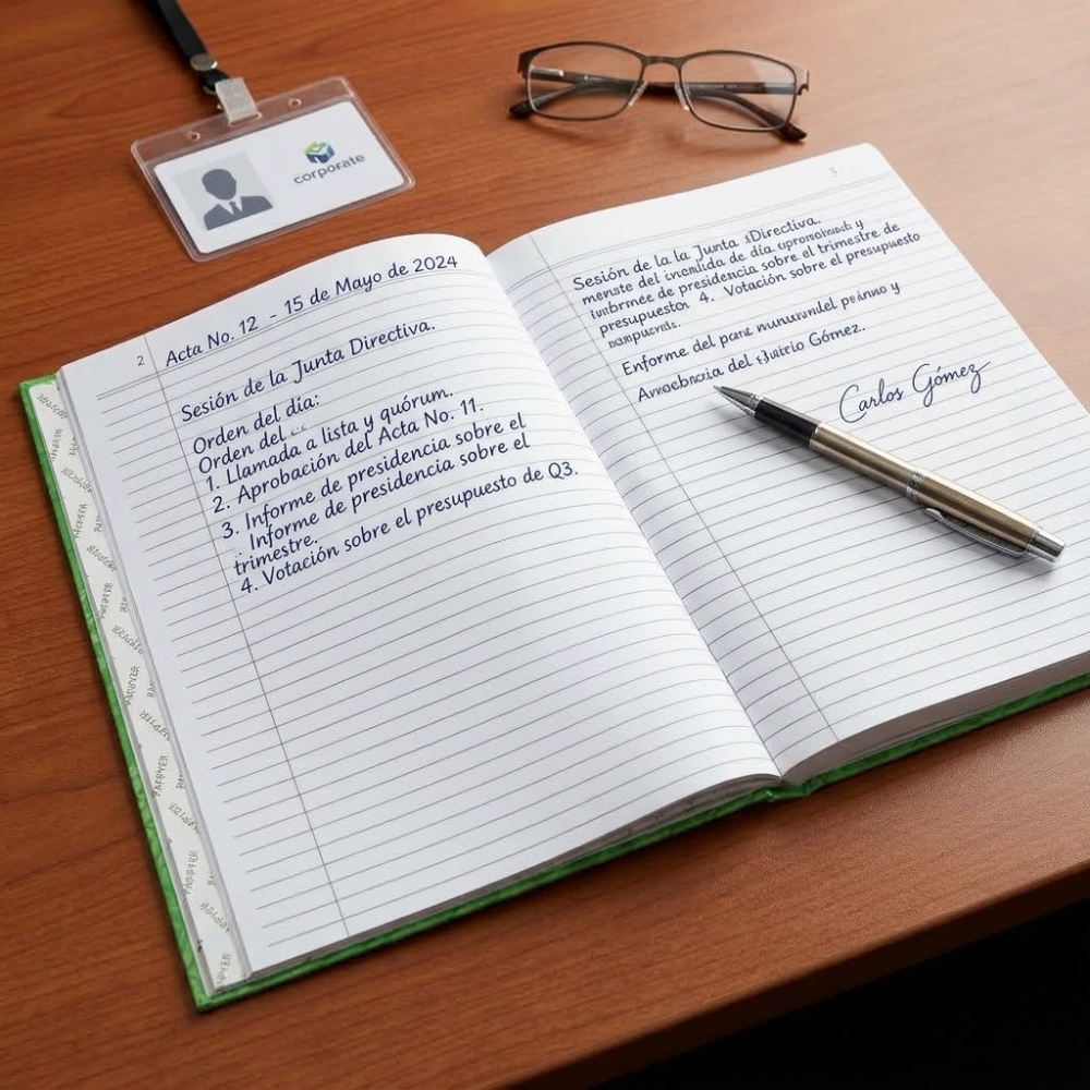 Libro de Actas Taydem Sin AZ x 300 Folios Oficio