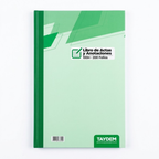 Libro de Actas Taydem Sin Azar 200 Folios Oficio | Libro para Actas, Registro y Contabilidad | Cuaderno de Actas Oficio