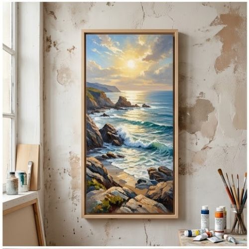 Lienzo para pintar o Bastidor 25 X 50
