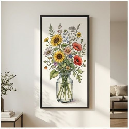 Lienzo para pintar o Bastidor 25 X 50