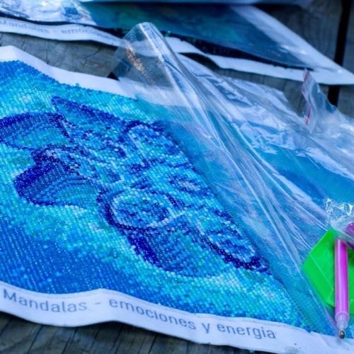 Mandalas De Bisuteria Para Trabajar Emociones Mandala Azul