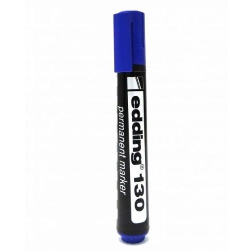 Marcador Edding 130 Permanente De Varios Colores Azul Con Tapa
