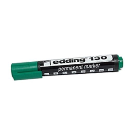 Marcador Edding 130 Permanente De Varios Colores Verde Con Tapa