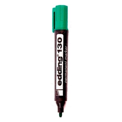 Marcador Edding 130 Permanente De Varios Colores verde Sin Tapa