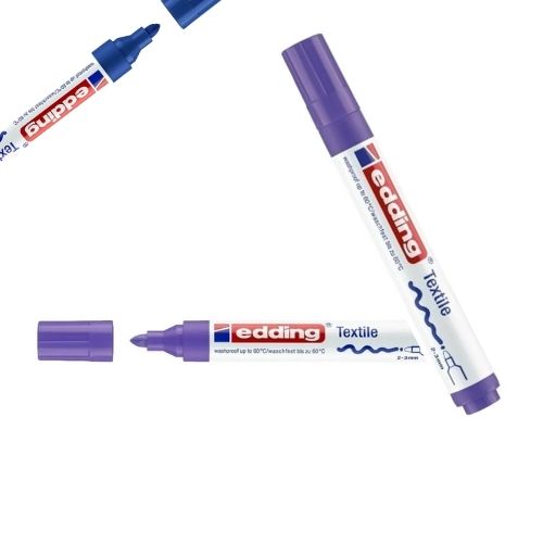 Marcador Textil Edding En Varios Colores Color Morado