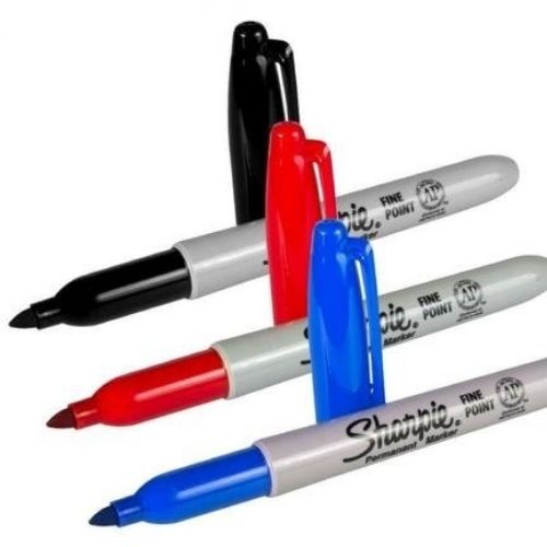 Marcador sharpie Punta Fina En cualquier color 3 Colores Primarios