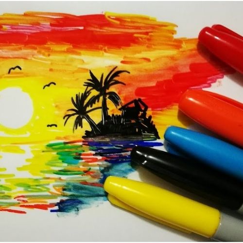 Marcador sharpie Punta Fina En cualquier color Todos Los Colores D