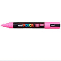 Marcador Acrílico Uni Posca PC-5M Rosa (Pink - 13) - Punta Media Multisuperficie Base de Agua