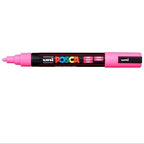 Marcador Acrílico Uni Posca PC-5M Rosa (Pink - 13) - Punta Media Multisuperficie Base de Agua