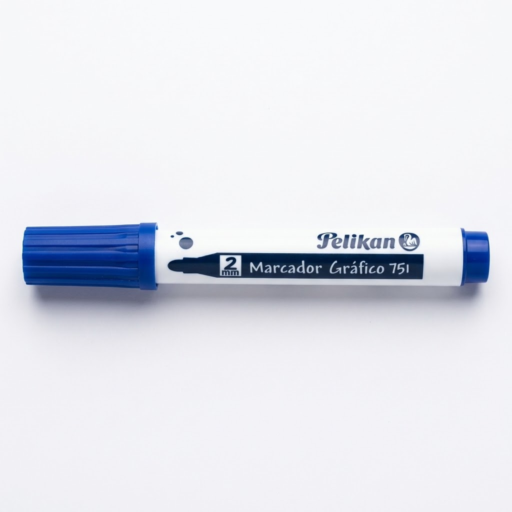 Marcador Gráfico Pelikan 751 de Vinilo Azul