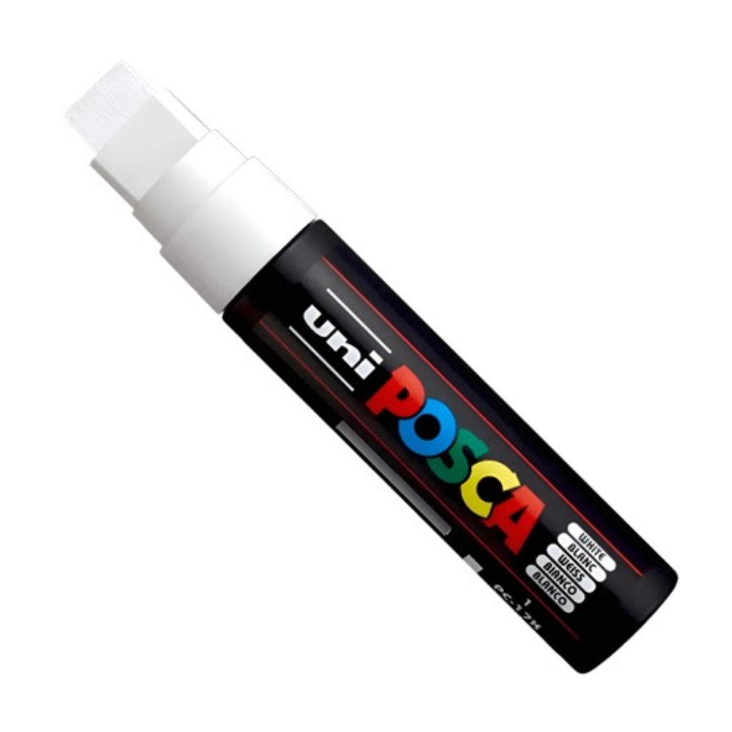 Marcador Posca PC-17K Blanco Punta Ancha 15 mm