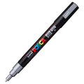 Marcador Posca PC-3M Punta Fina Plata Metálico (26) 0.9 - 1.3 mm