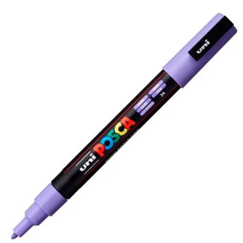Marcador Posca PC-3M Punta Fina (0.9 - 1.3 mm) - Color Lila (34)
