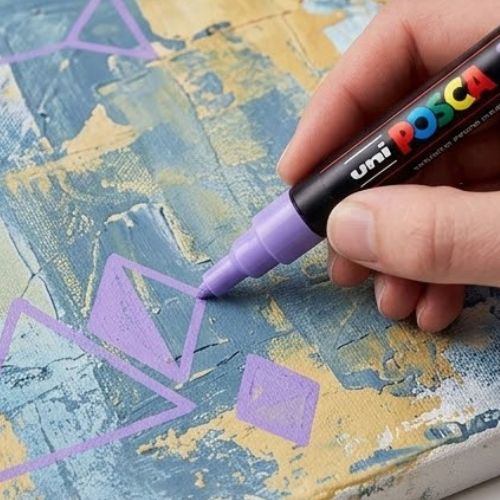 Marcador Posca PC-3M Punta Fina (0.9 - 1.3 mm) - Color Lila (34)