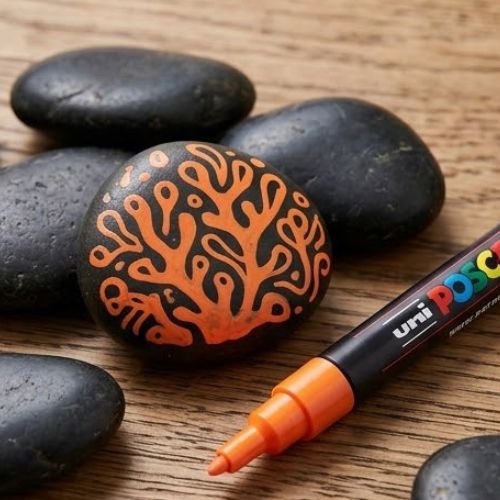 Marcador Posca PC-3M Punta Fina (0.9 - 1.3 mm) - Color Naranja (4)
