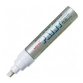Marcador de Pintura Industrial Uni Paint PX-30 Plateado Punta Biselada 4.0-8.5 mm
