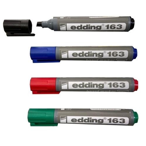 Marcadores Edding 163 Borrable En Colores Para Tablero Portada