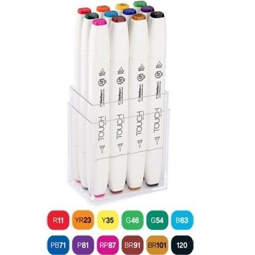 Marcadores Tocuh Todos Los Colores Primarios PaqueteX12