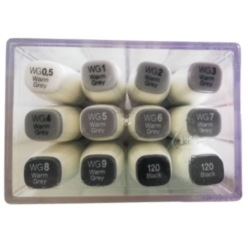 Marcadores Touch X 12 Grises