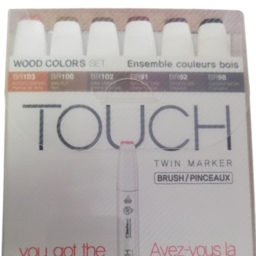 Marcadores Touch X 6 Madera