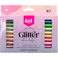 Marcadores Kiut Glitter X10 Norma