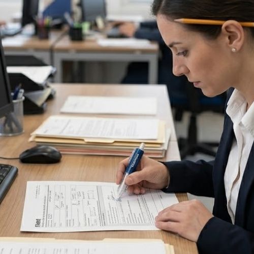 Corrector en Cinta Tipo Lapicero Retráctil Primavera - borrado en seco