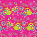 Mariposas fondo fucsia