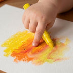 Pintubarritas Mis Primeros Crayones de Gel Etapa 1 para Niños Pequeños - Set de 6 Colores No Tóxicos y Lavables