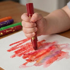 Pintubarritas Mis Primeros Crayones de Gel Etapa 1 para Niños Pequeños - Set de 6 Colores No Tóxicos y Lavables