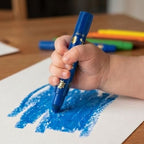 Pintubarritas Mis Primeros Crayones de Gel Etapa 1 para Niños Pequeños - Set de 6 Colores No Tóxicos y Lavables