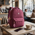 Morral Kiut Book Grande 4 Cierres Vinotinto