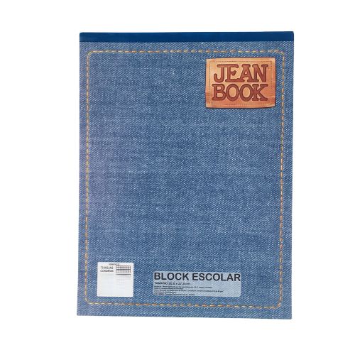 Norma Block Jean Book Cuadriculado Carta