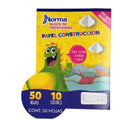 Norma Block Papel De Construccion Carta X 50H