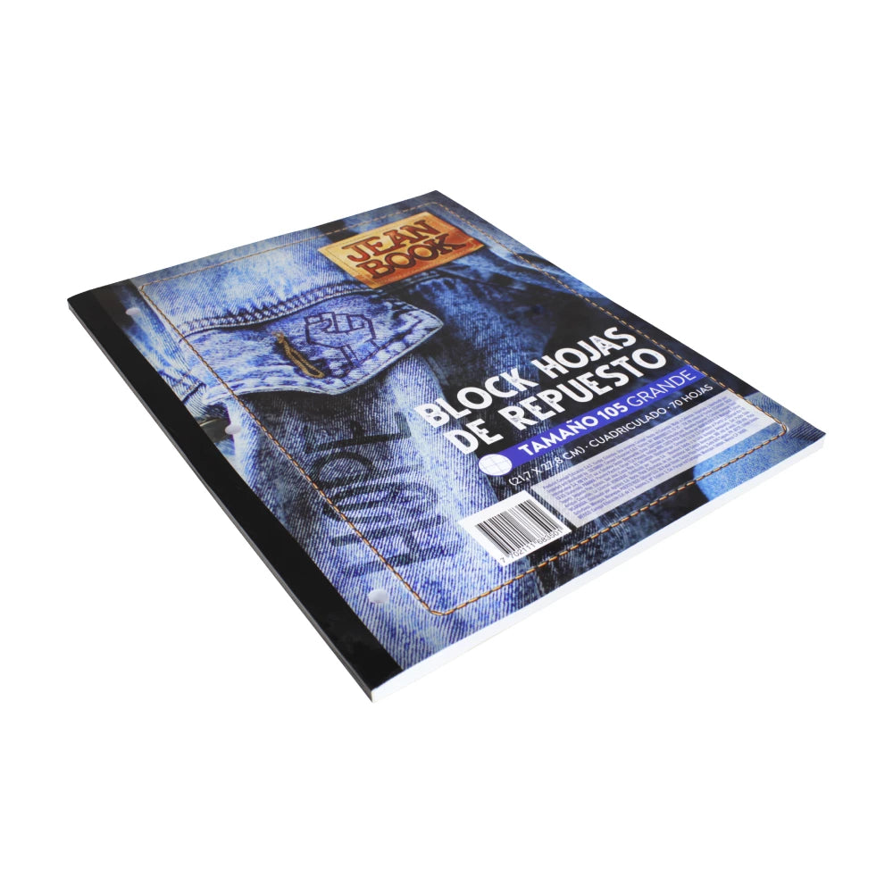 Norma block de repuesto jean book 105 cuadriculado