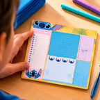 Notas Adhesivas Stitch de Disney con Checklist y Bloc Organizador Escolar