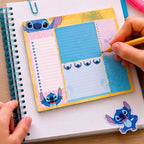 Notas Adhesivas Stitch de Disney con Checklist y Bloc Organizador Escolar